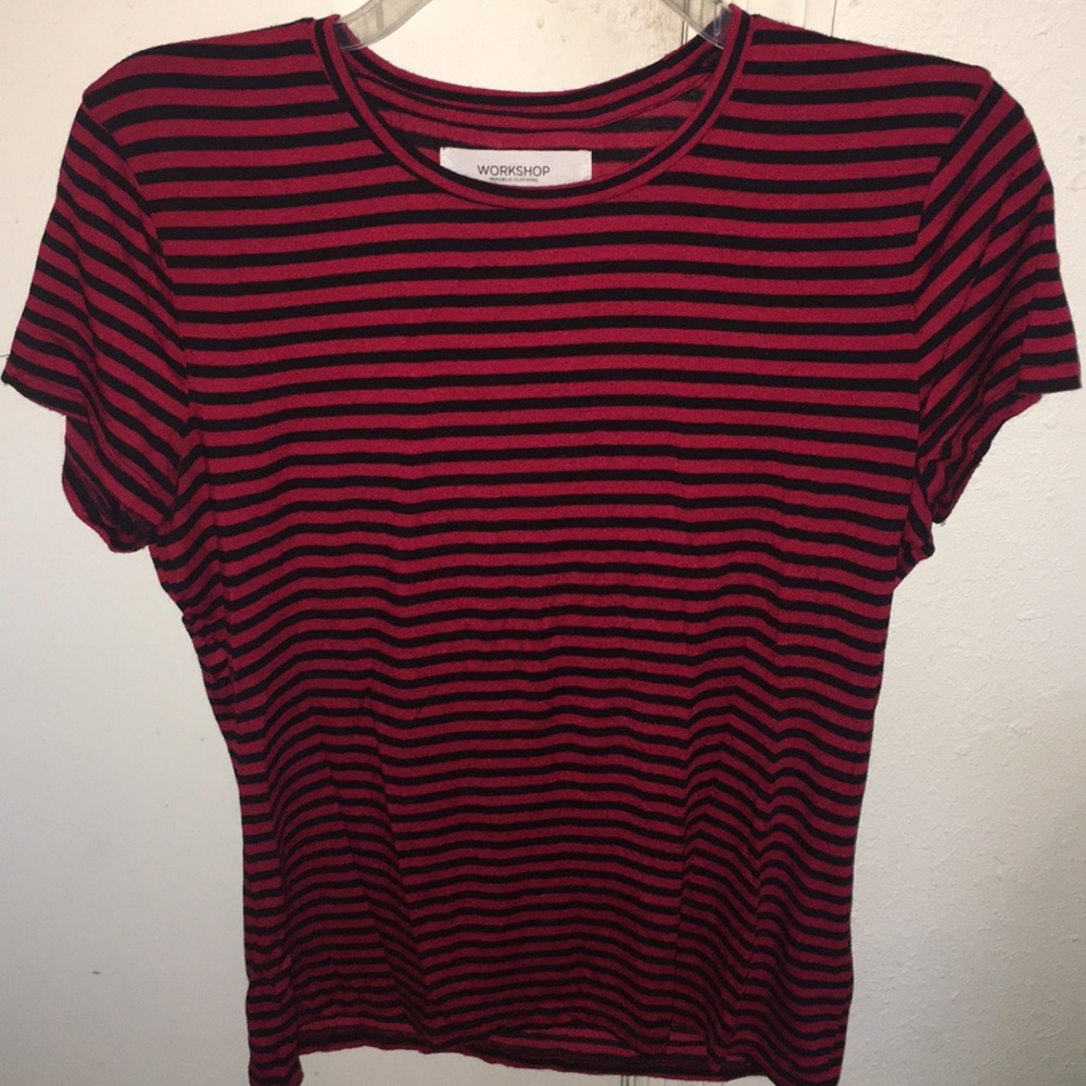 Black and Red striped shirt